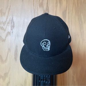 New Era custom embroidered skull cap